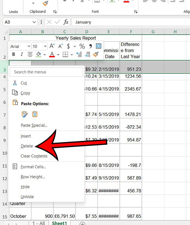 Inserting and Deleting Rows in Excel 2013 Solve Your Tech
