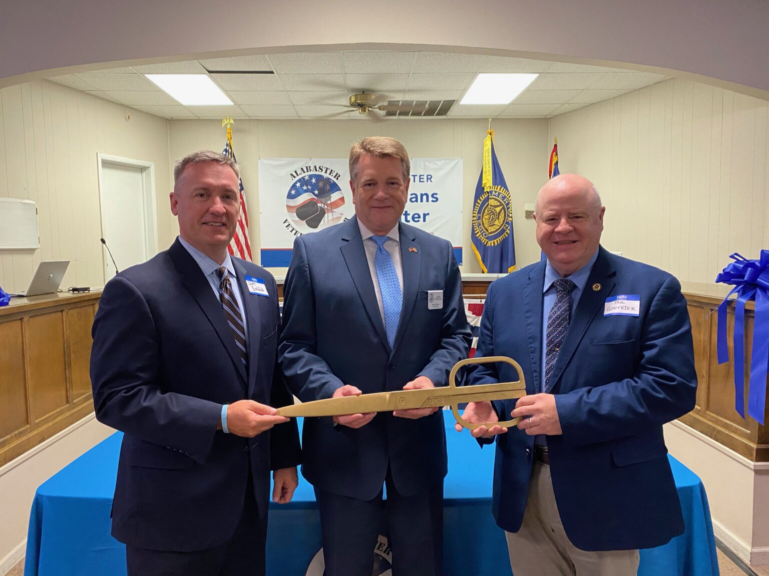 Grand Opening of Alabaster Veterans Center Celebrated with Ribbon
