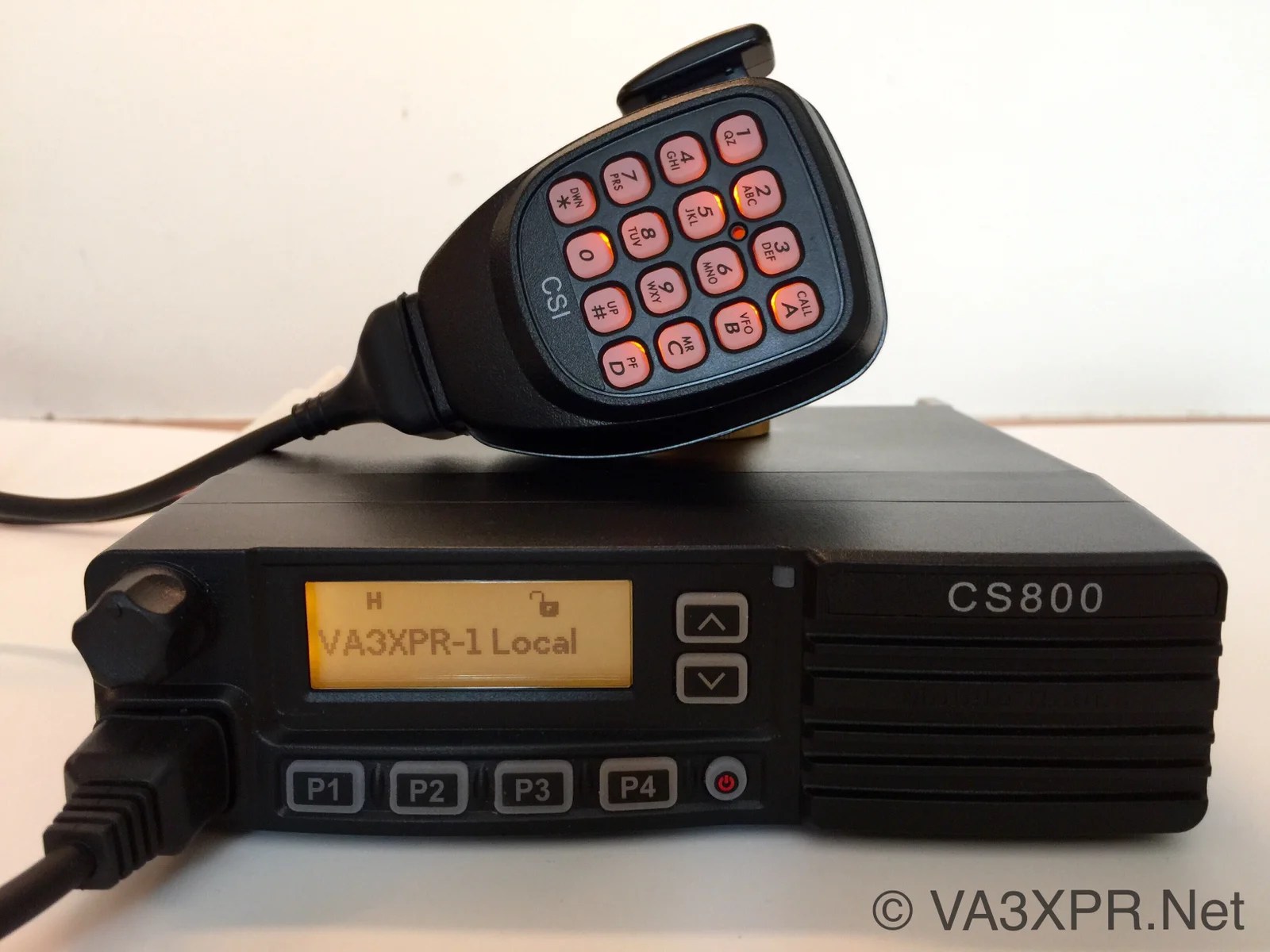 REVIEW Connect Systems CS800 DMR mobile radio VA3XPR