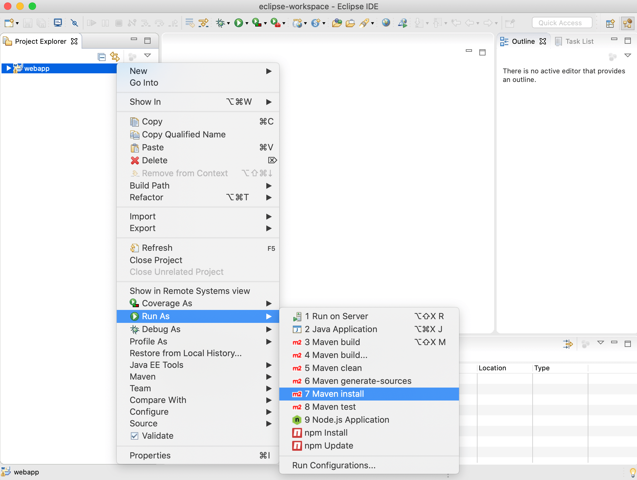 Importing a Maven Project in Eclipse DevsDay.ru