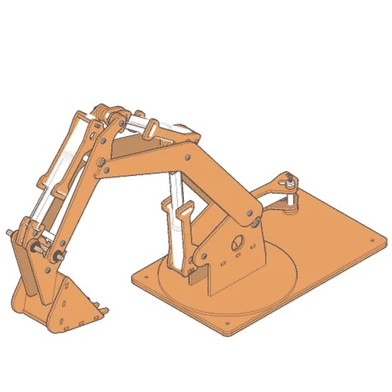 DIY Hydraulic Excavator Prototyping Kit Vaanahaa