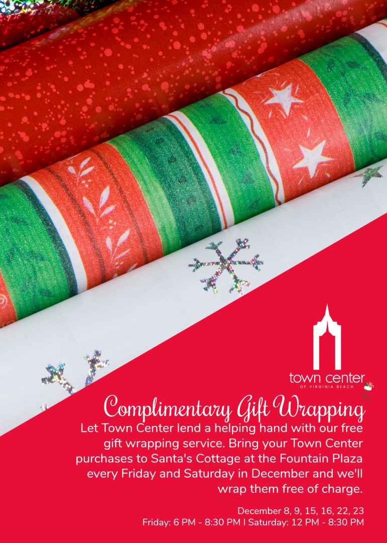 Free Gift Wrapping Service in Town Center Town Center of Virginia Beach