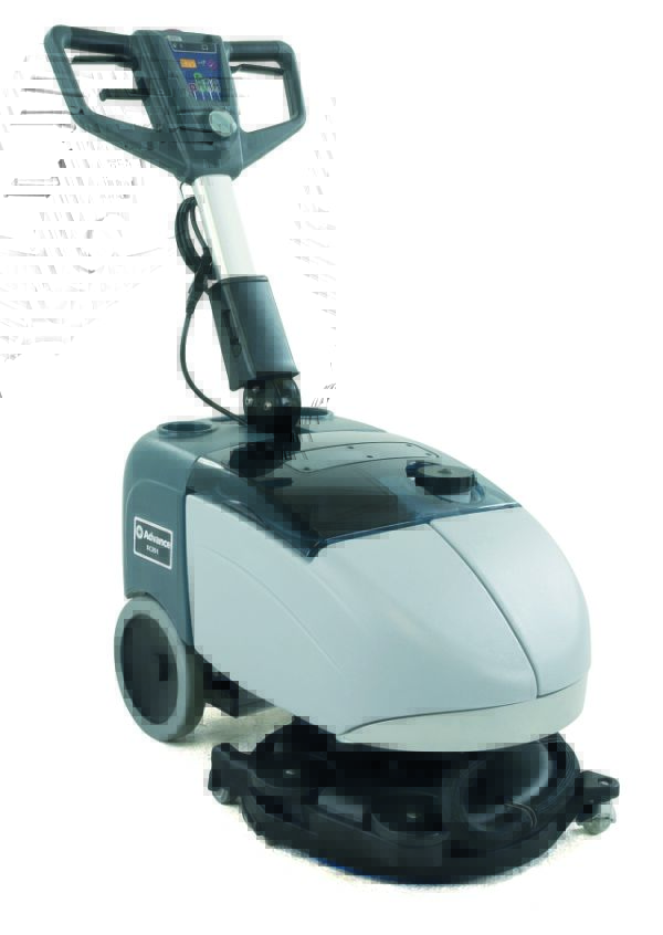 Nilfisk SC351 Scrubber Dryer, sweeping and drying iVac City