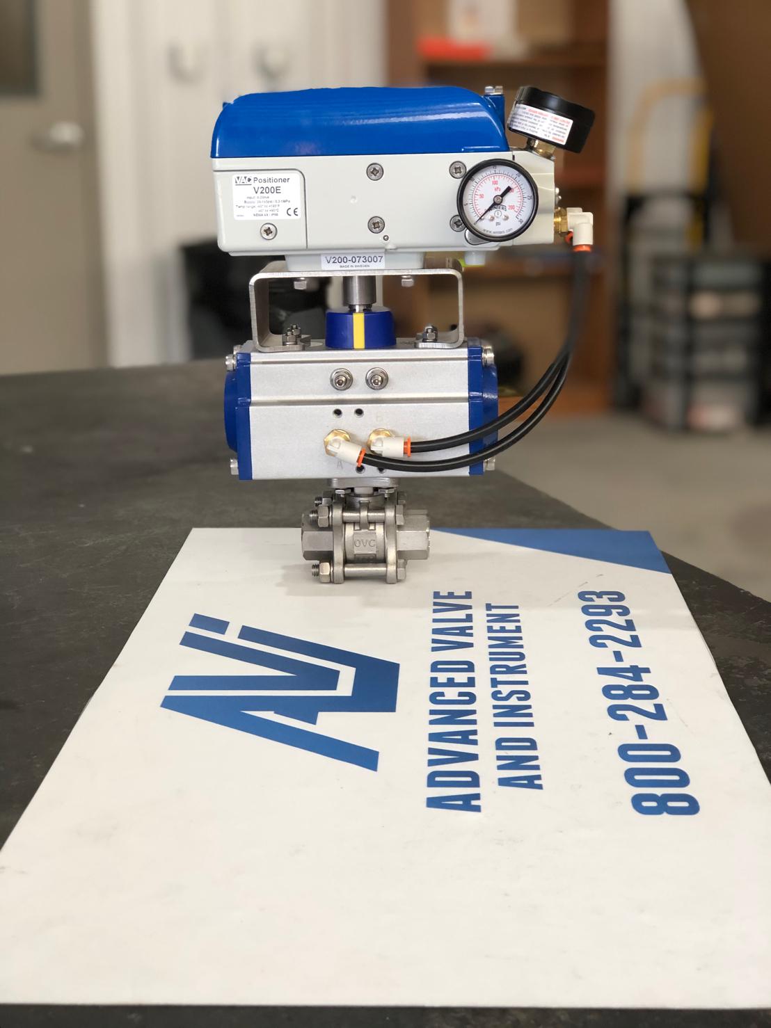 Photo by Advanced Valve & Instrument VAC V200 electropneumatic