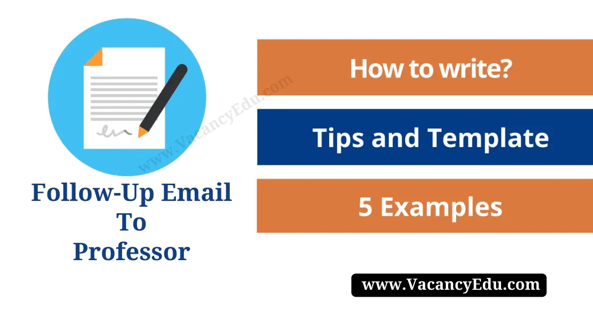 Polite FollowUp Email to Professor When and How You should Write Vacancy Edu