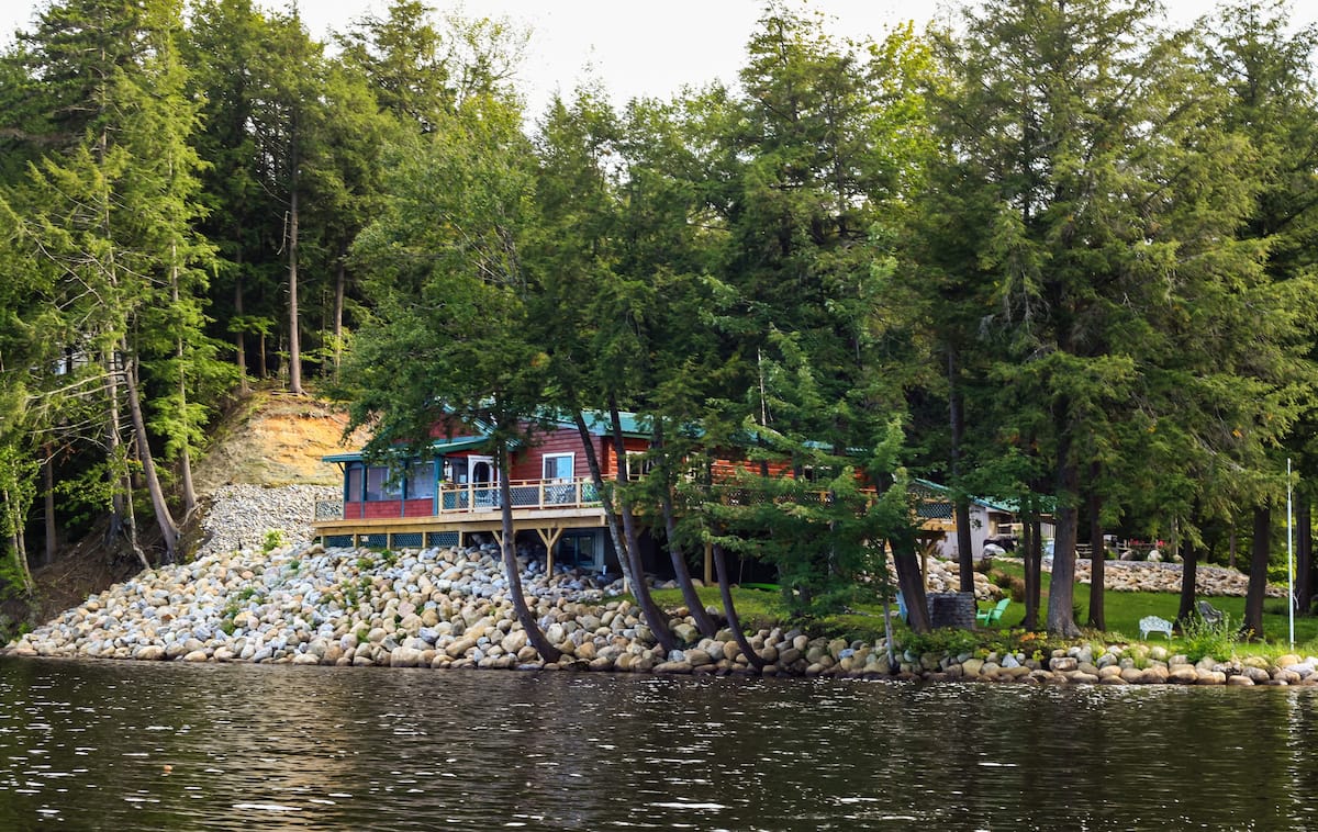 Amazing House On Point Of Kayuta Lake Sleeps 10