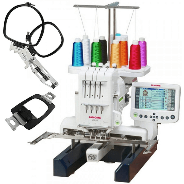 Janome MB4S 4Needle Embroidery Machine Sewing and Vacuum Authority
