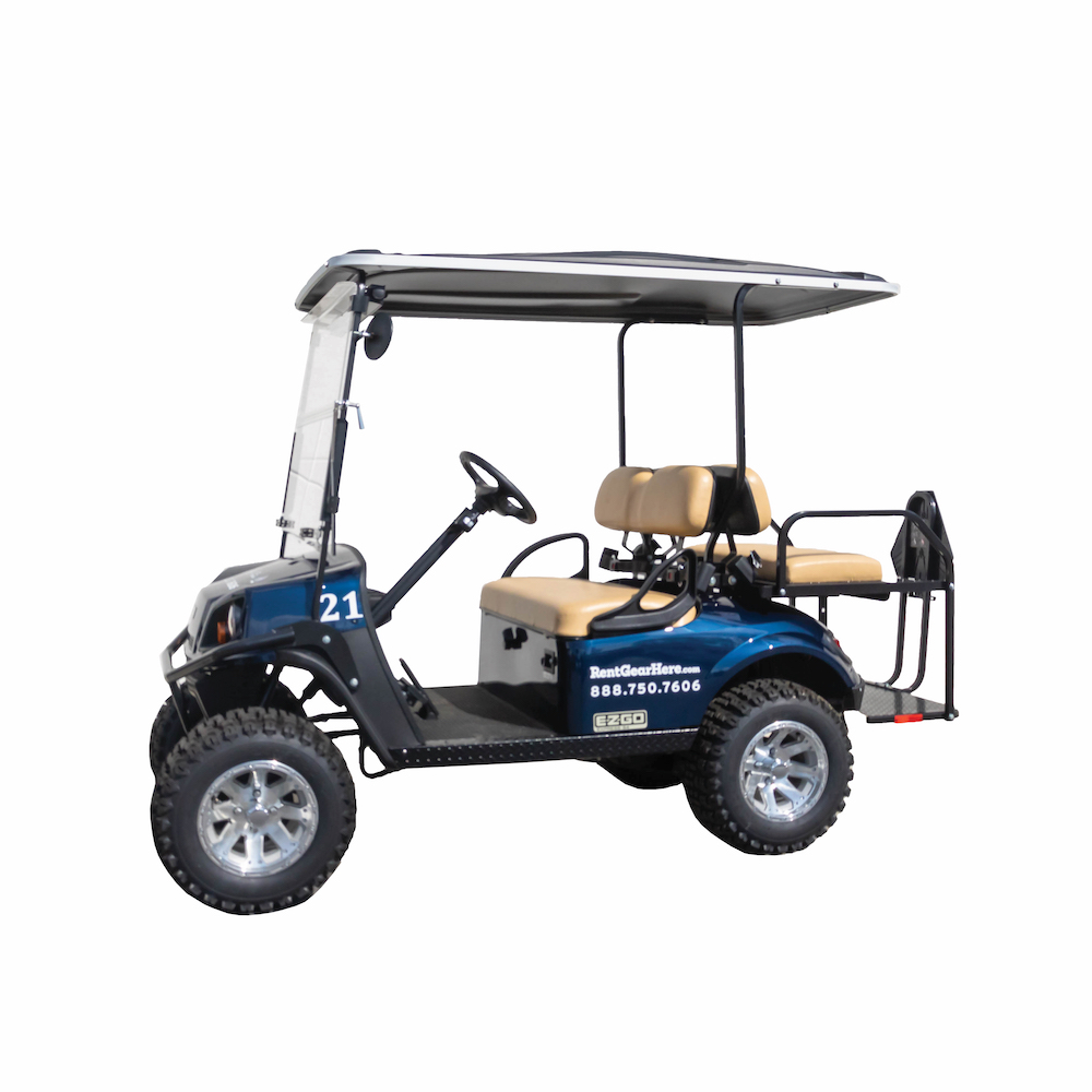 FOUR SEATER GOLF CART RENTAL 30A Equipment and Concierge Vacayzen