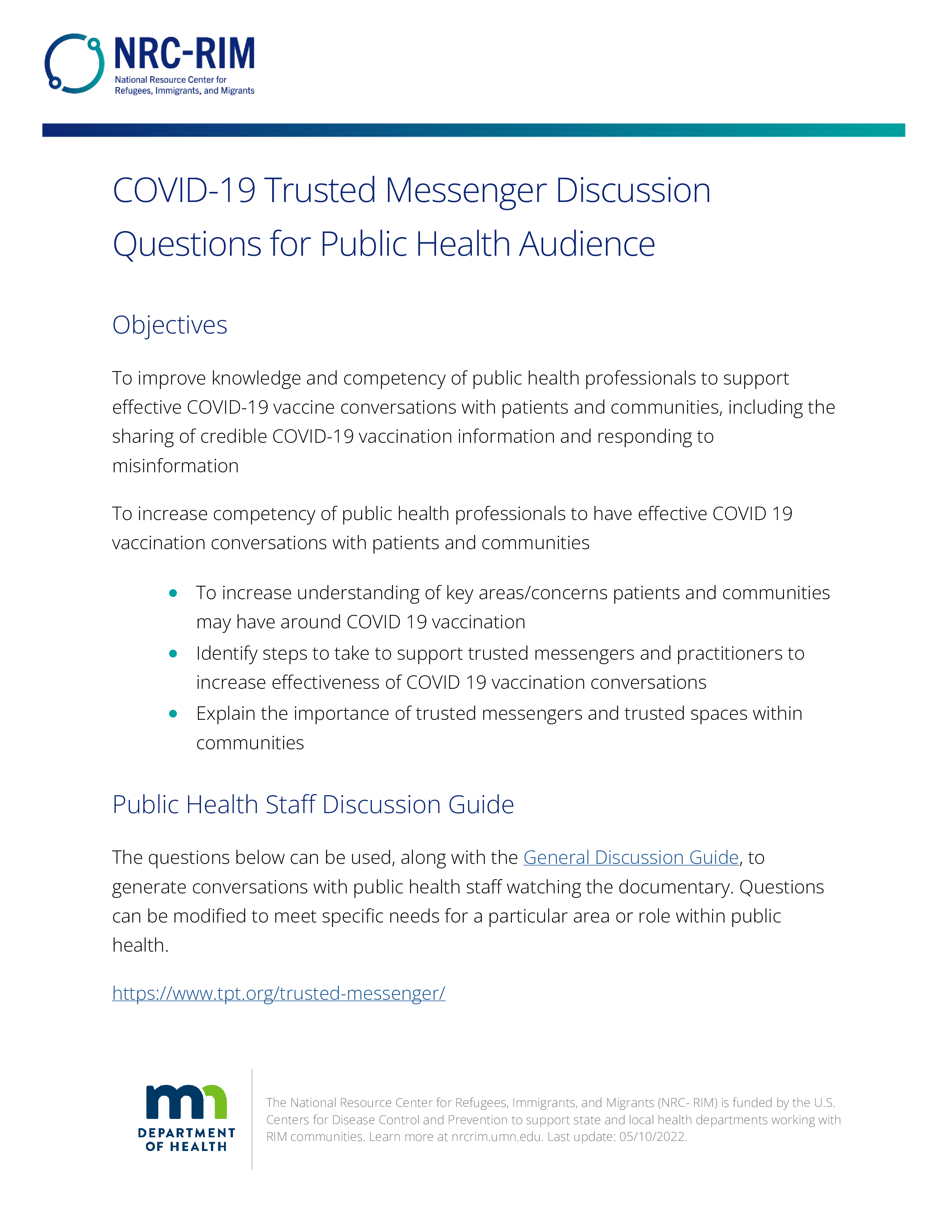 inar How to Be a Trusted Messenger for COVID19 Vaccine