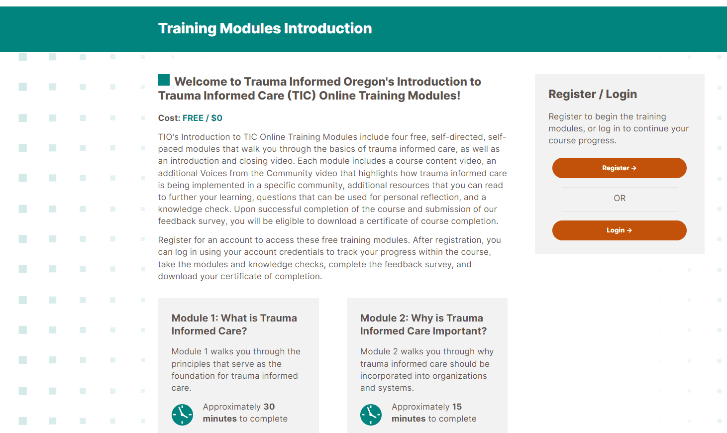 Toolkit Introduction to Trauma Informed Care (English, Spanish