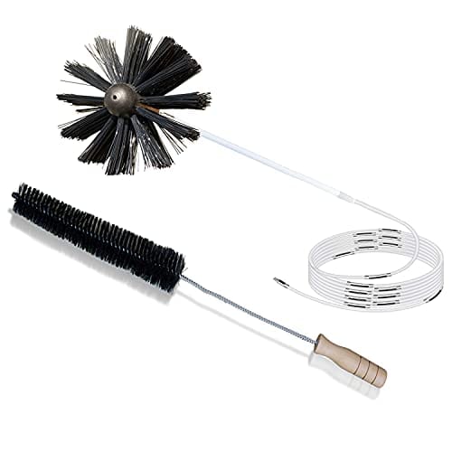 30 Feet Dryer Vent Cleaning Kit, Lint Remover, Use with or Without a