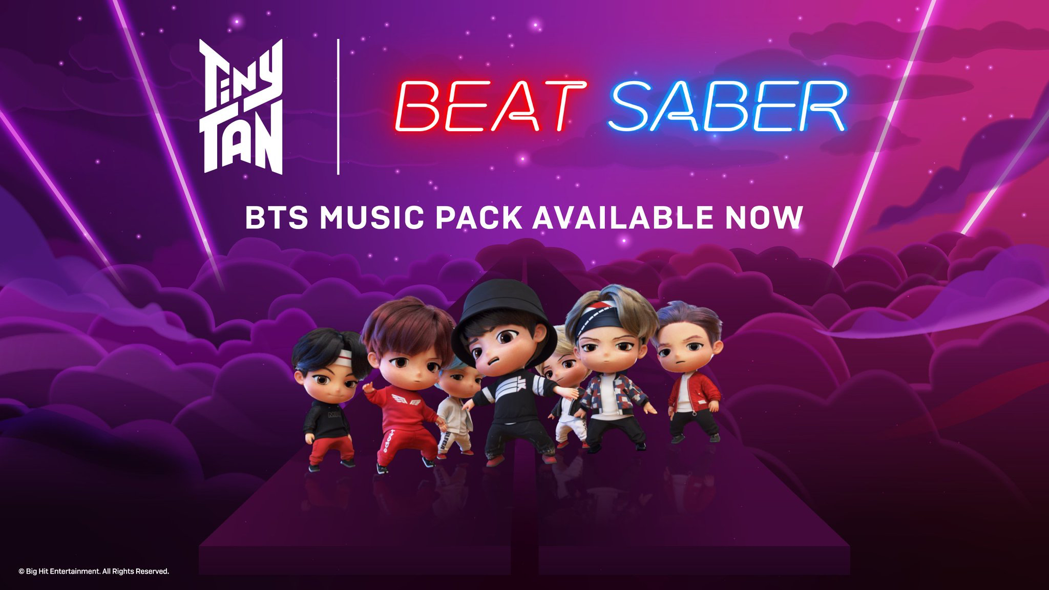 BTSがVRゲームBeatSaberに登場！最新曲「Dynamite」収録