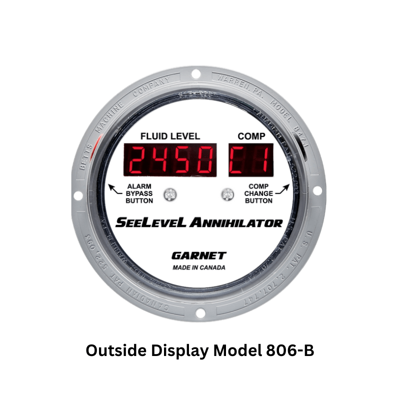 Tank Level Indicator 806B/Bi System Cut and Calibrated
