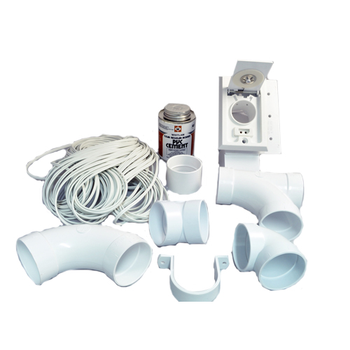 Central Vacuum 3Inlet Installation Kit