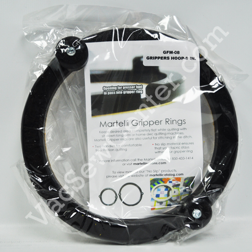 Martelli Free Motion Quilting 8 Inch Grippers Hoop Dixon's Vacuum and
