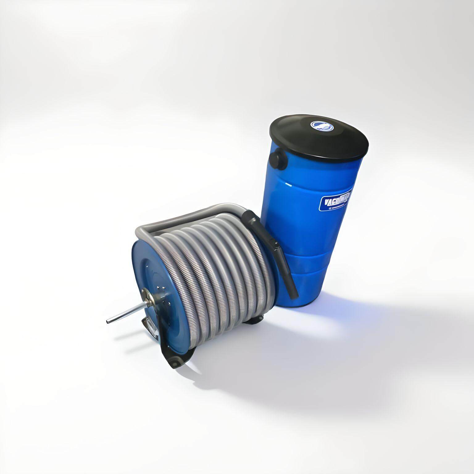 Garage Vac Pro System & Vacuum Hose Reel Combo VacuMaid