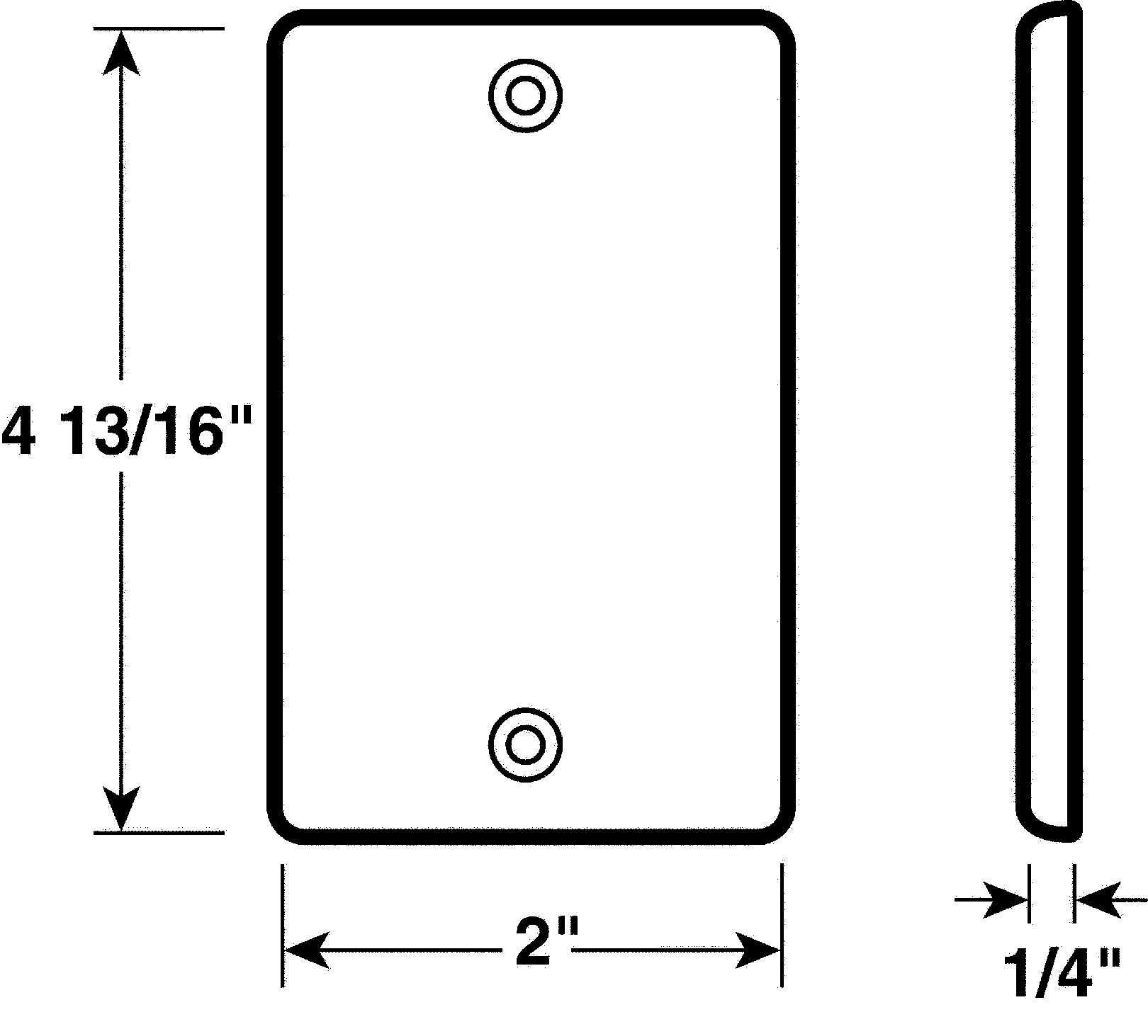 Plastic Blank Cover Plate 5585 Manufacturer of VacuMaid Central