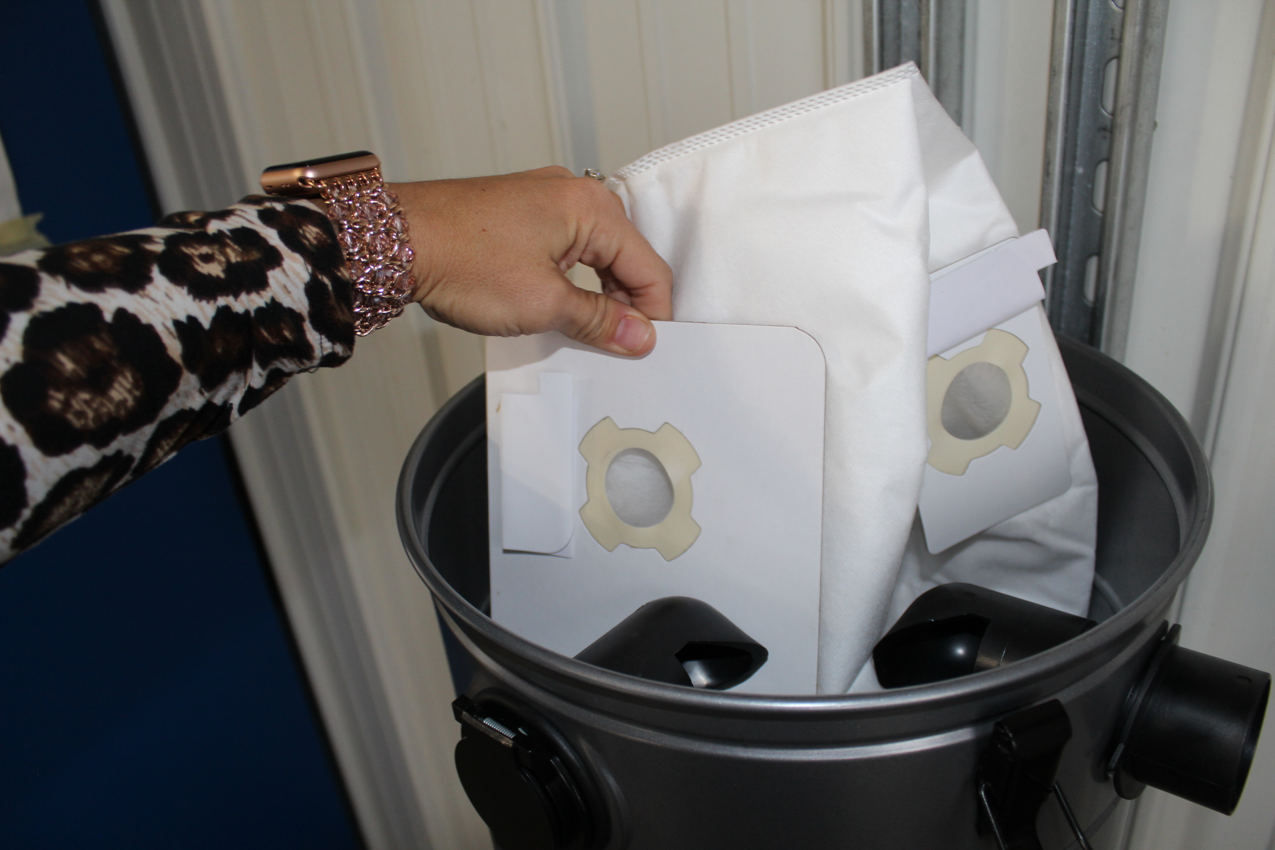 Utility Vac Filter Bag with two openings for UV100 Manufacturer of