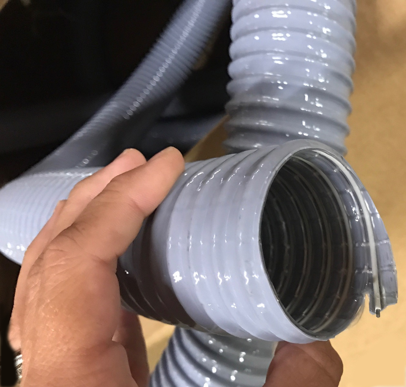 Wire Hose 2″ ID For Connection To 2″ Tubing Manufacturer of VacuMaid Central Vacuum Systems