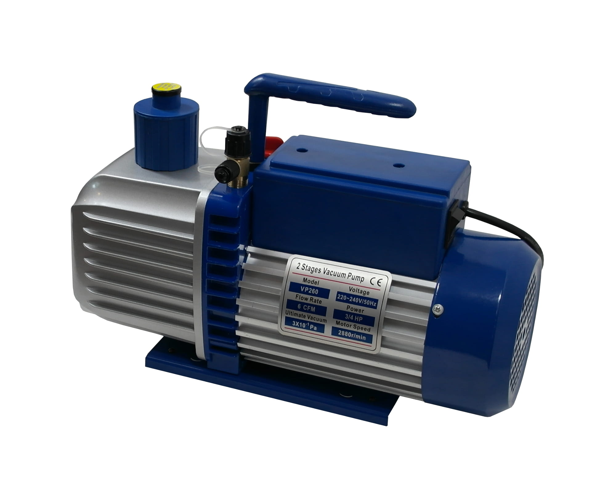 Vacuum pump VP260, 170l/min (6CFM) dual stage VacuumChambers.eu