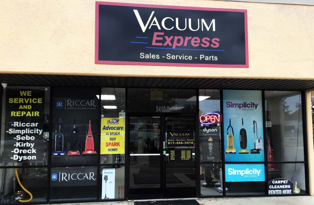 Vacuum Repair Shop Arlington, TX & Grand Prairie TX Vacuum Express Texas