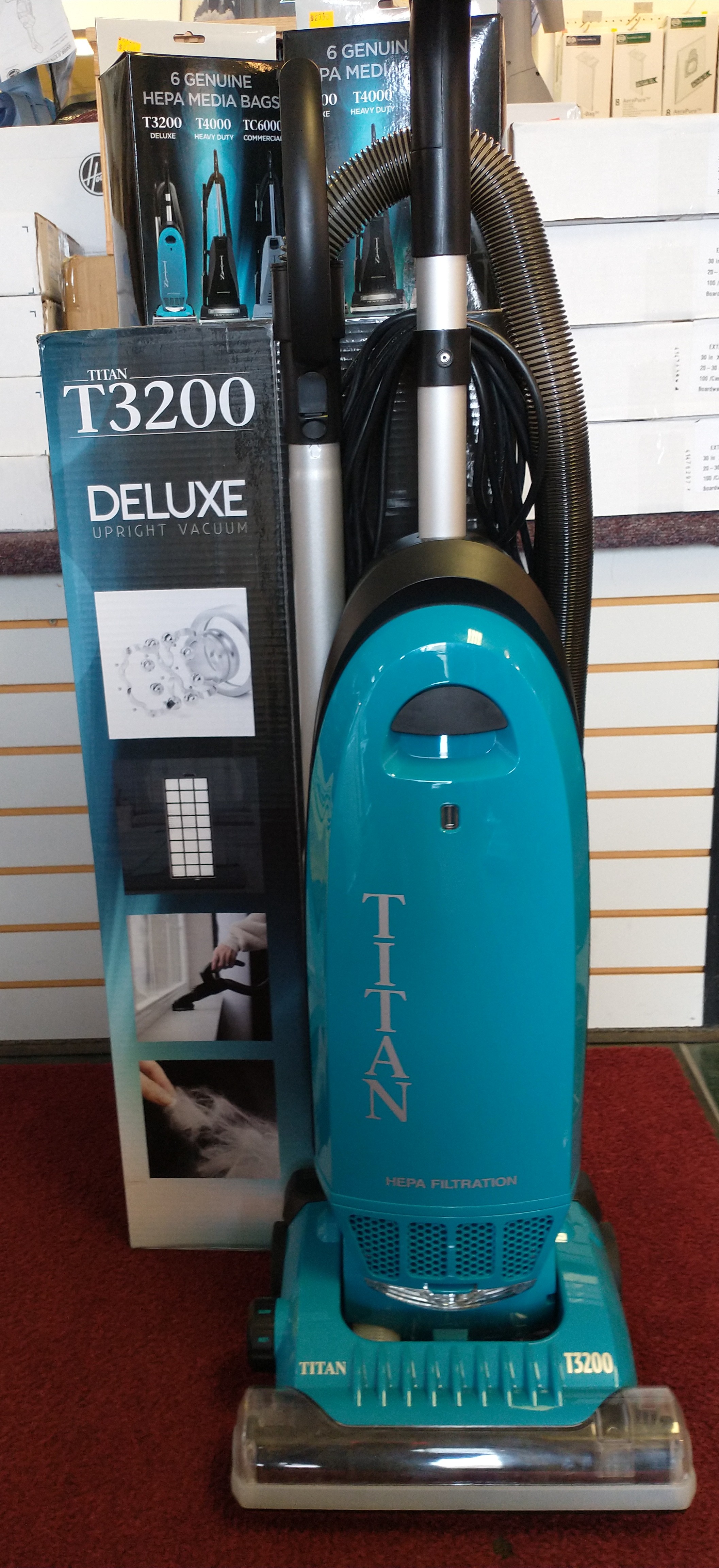 Titan T3200 Deluxe HEPA Bagged Upright