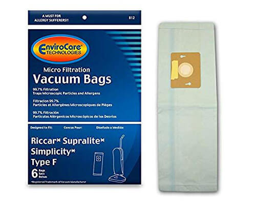Riccar Type F Vacuum Cleaner Bags (18 bags) Vacuum Supply Store
