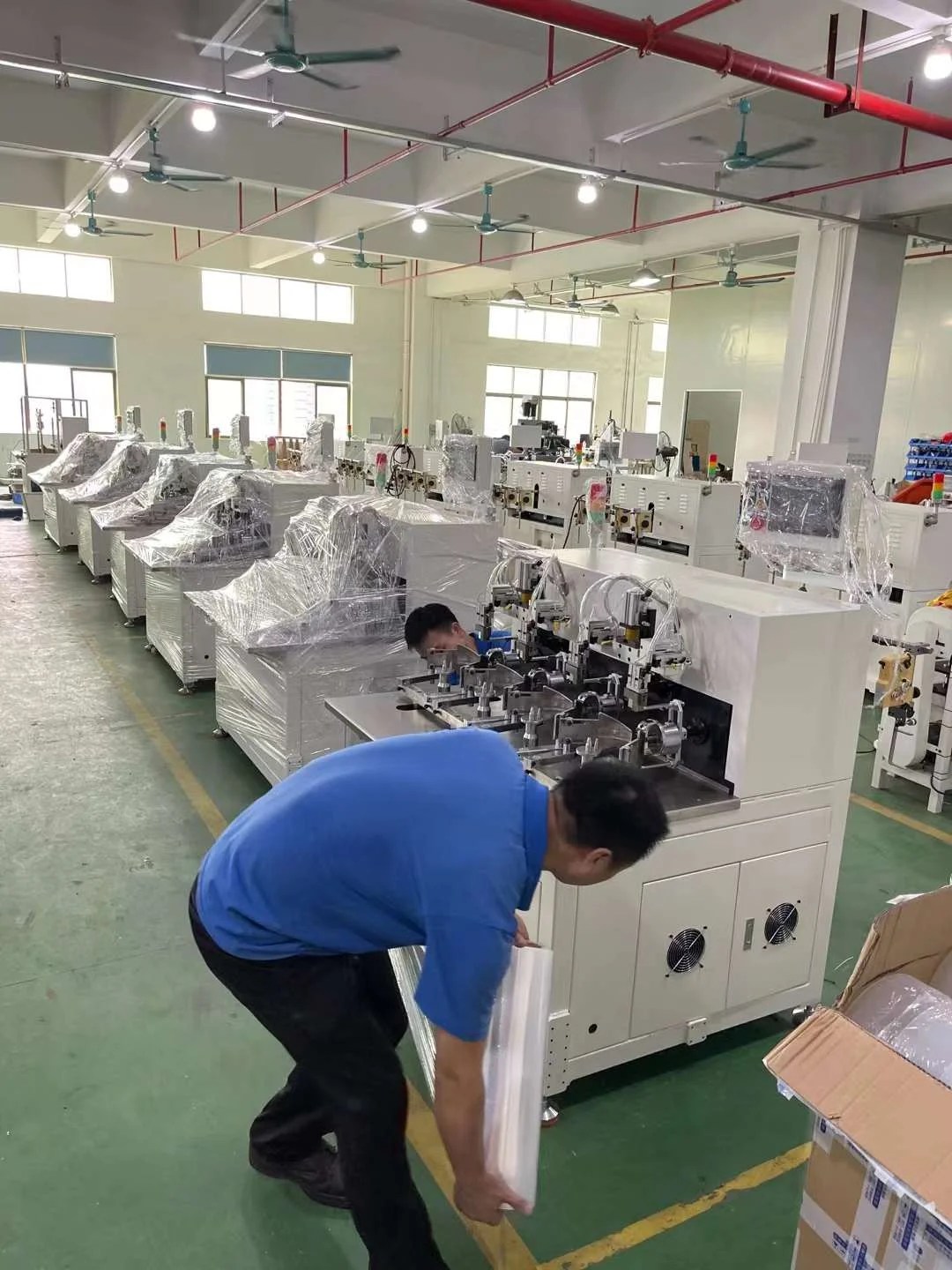 Lubrication of automatic BLDC brushless motor stator coil winding machine equipment CE