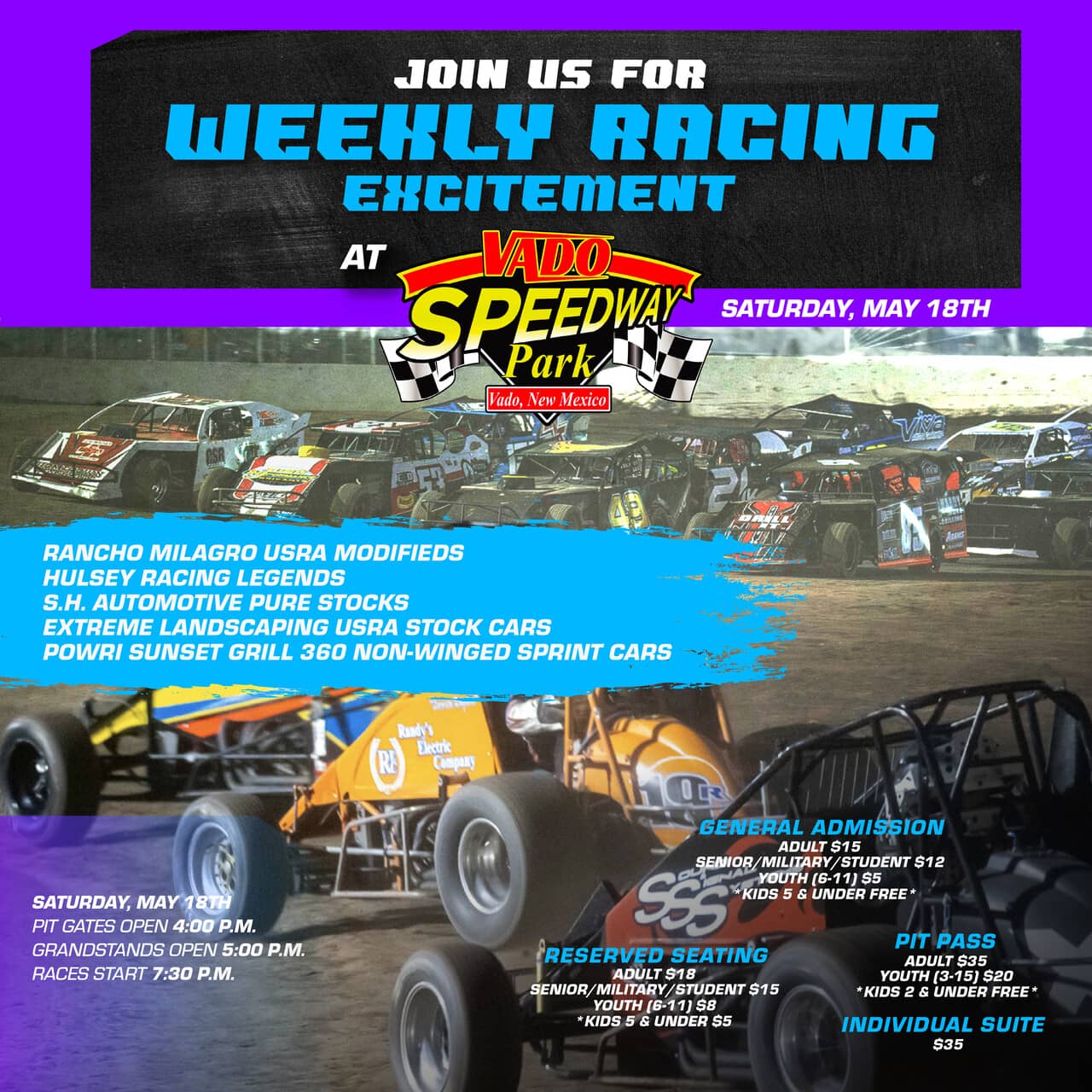Weekly Racing Series Vado Speedway Park