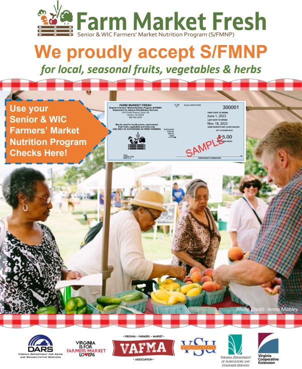 Senior Farmers Market Nutrition Expansion Virginia Farmers Market