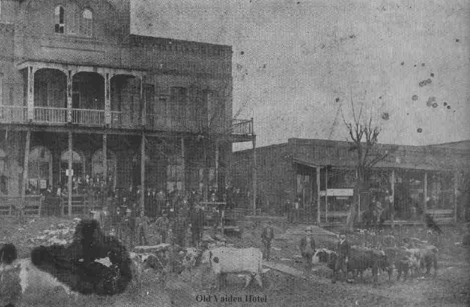 History of Vaiden, Mississippi