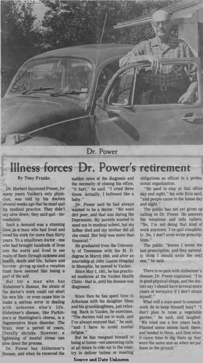 History of Vaiden, Mississippi The Pictures