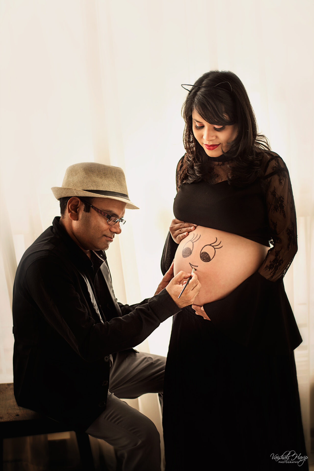 Indoor Maternity Photoshoot Ideas Vaishali Harip Photography