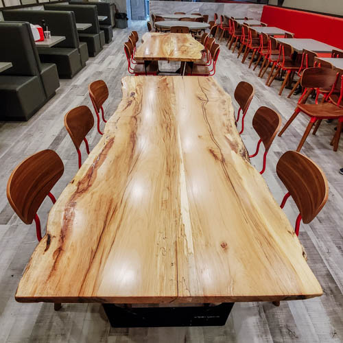 Live Edge Commercial Furniture Manufacturers Vancouver, Langley