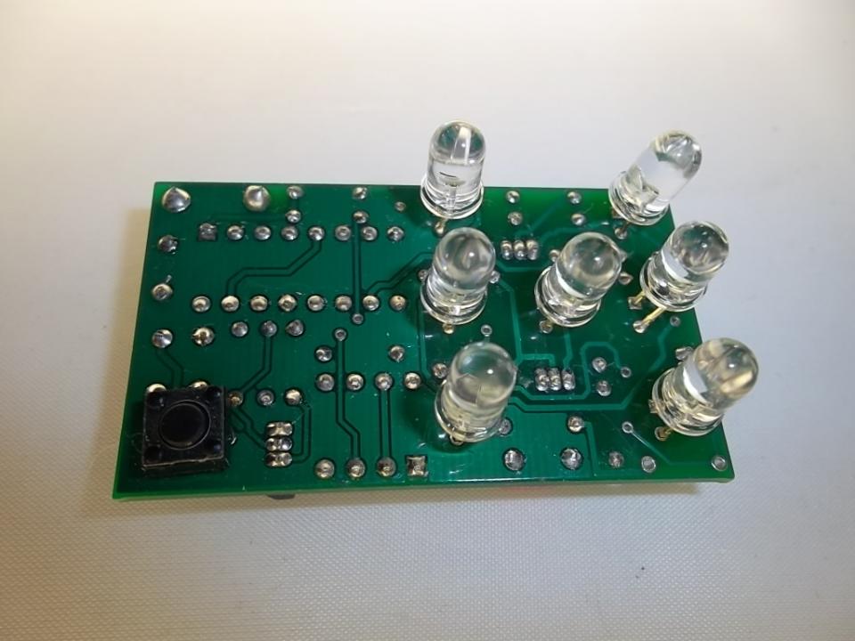 Electronic Dice Kit (2061) NightFire Electronics LLC