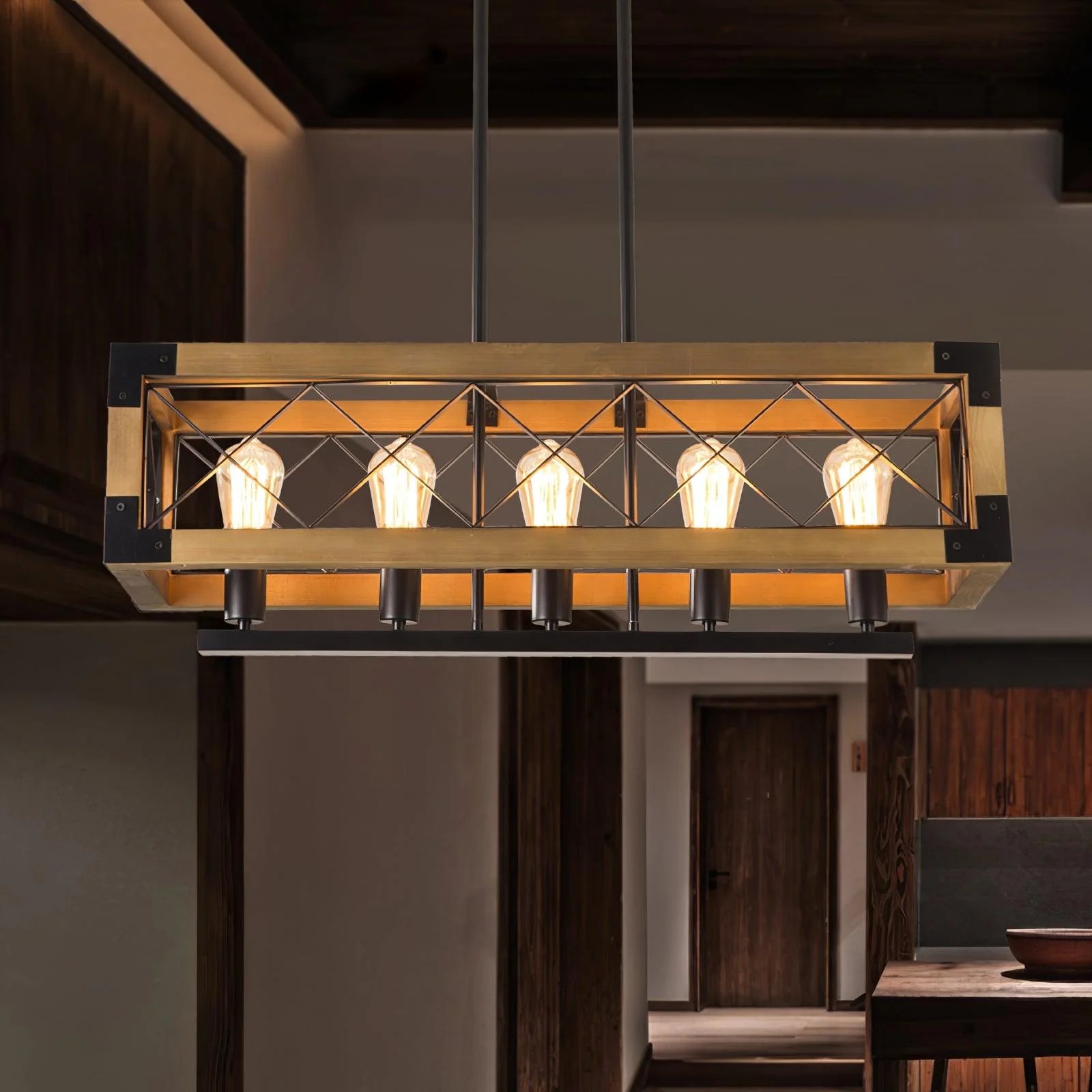 Kitchen Island Rectangle Chandelier Vakkerlight