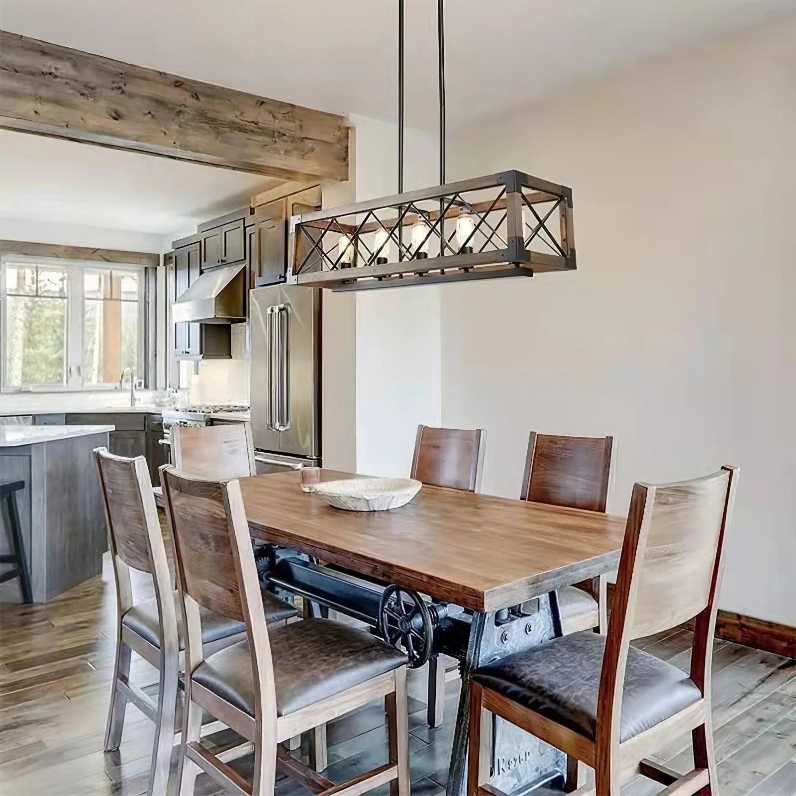 Kitchen Island Rectangle Chandelier Vakkerlight