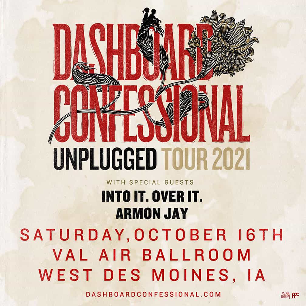DASHBOARD CONFESSIONAL UNPLUGGED TOUR Val Air Ballroom