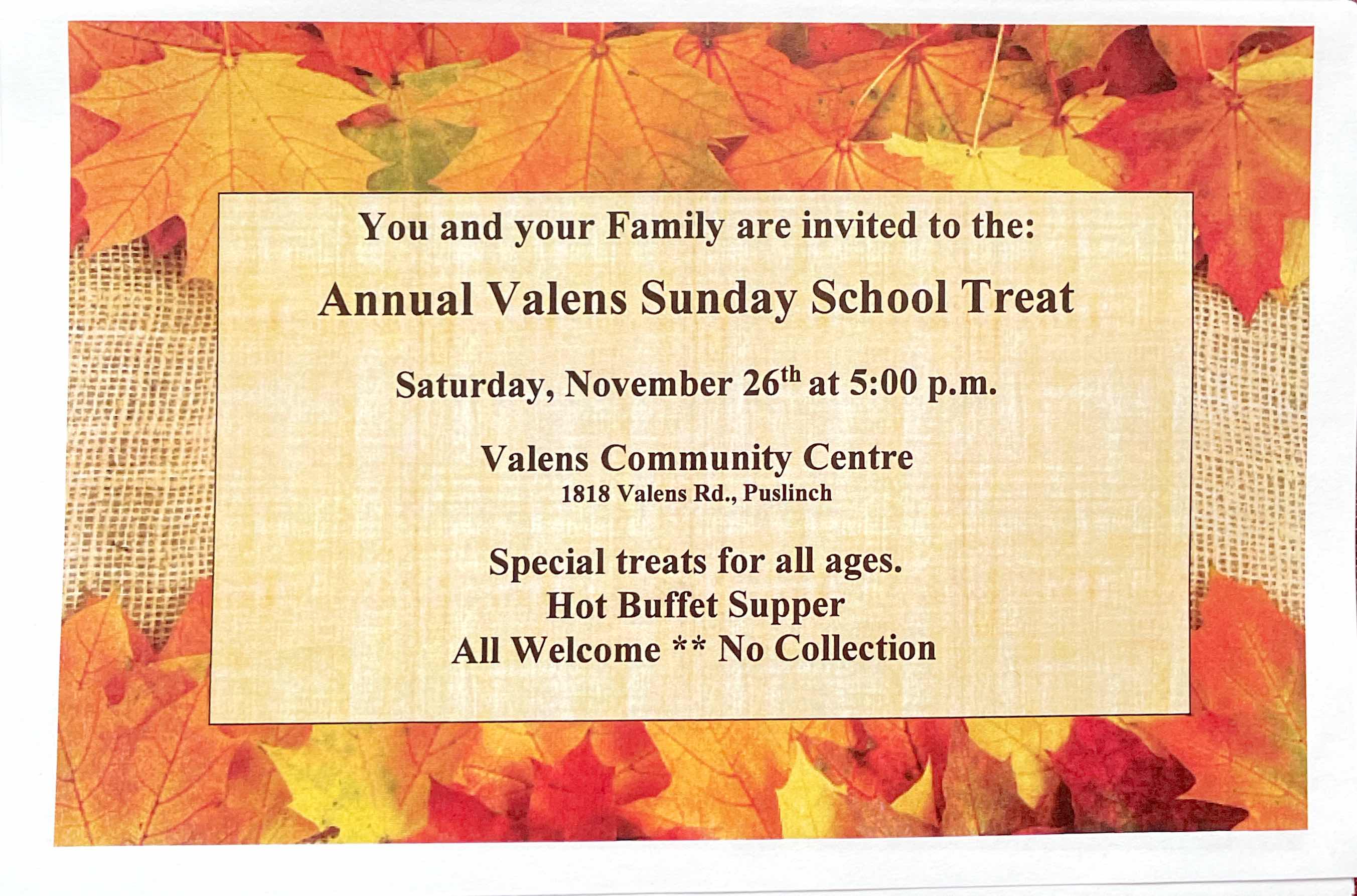 Special Events Valens Gospel Hall