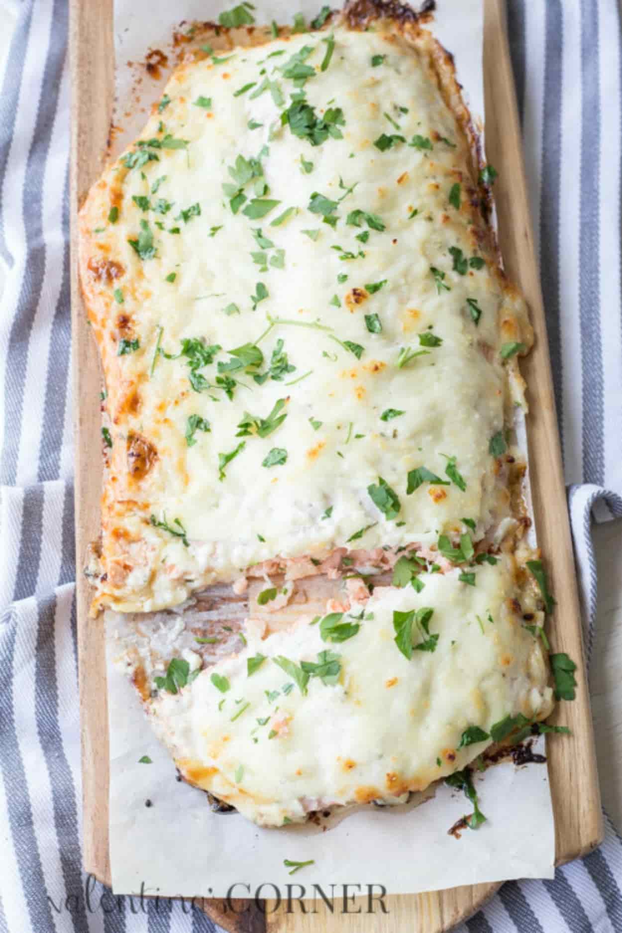 Cheesy Ranch Baked Salmon Recipe Valentina's Corner