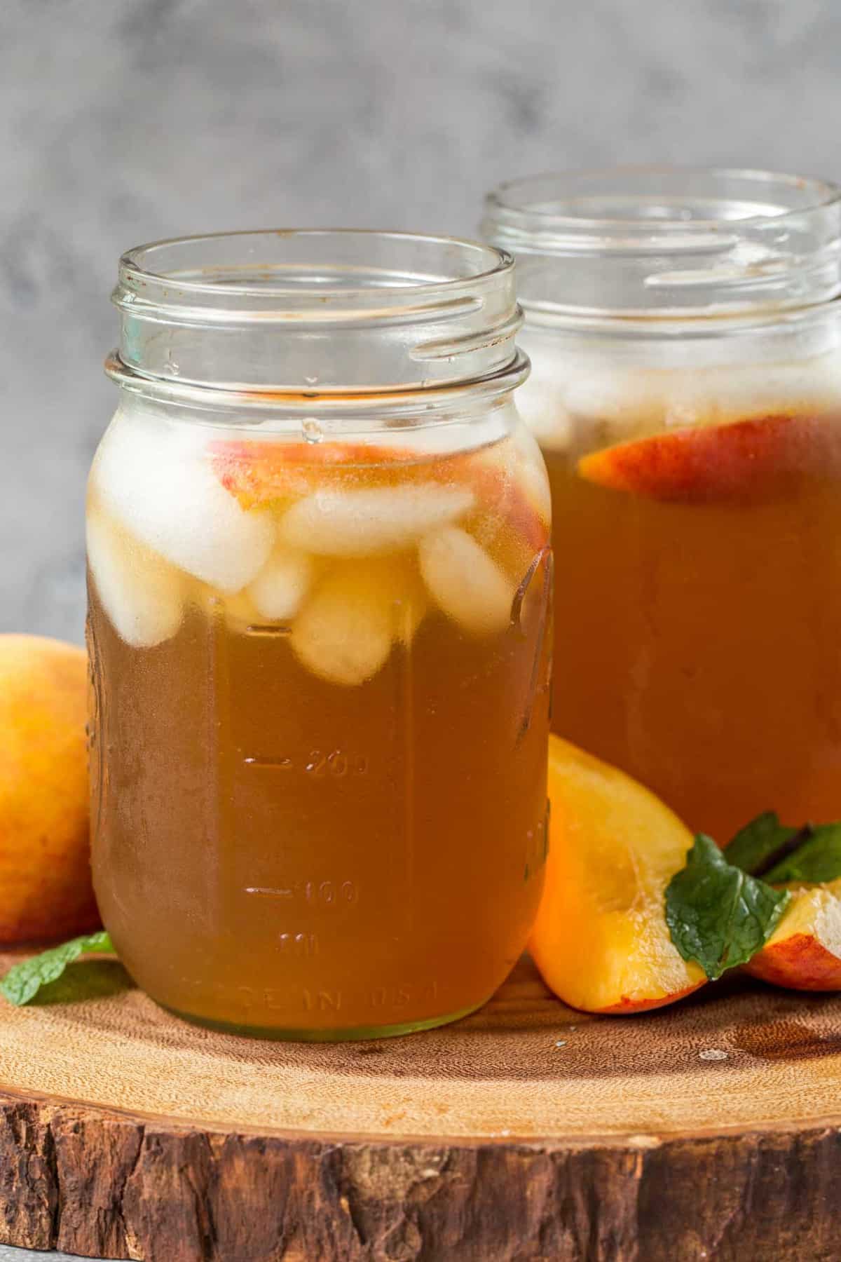 Homemade Peach Tea Recipe Valentina's Corner