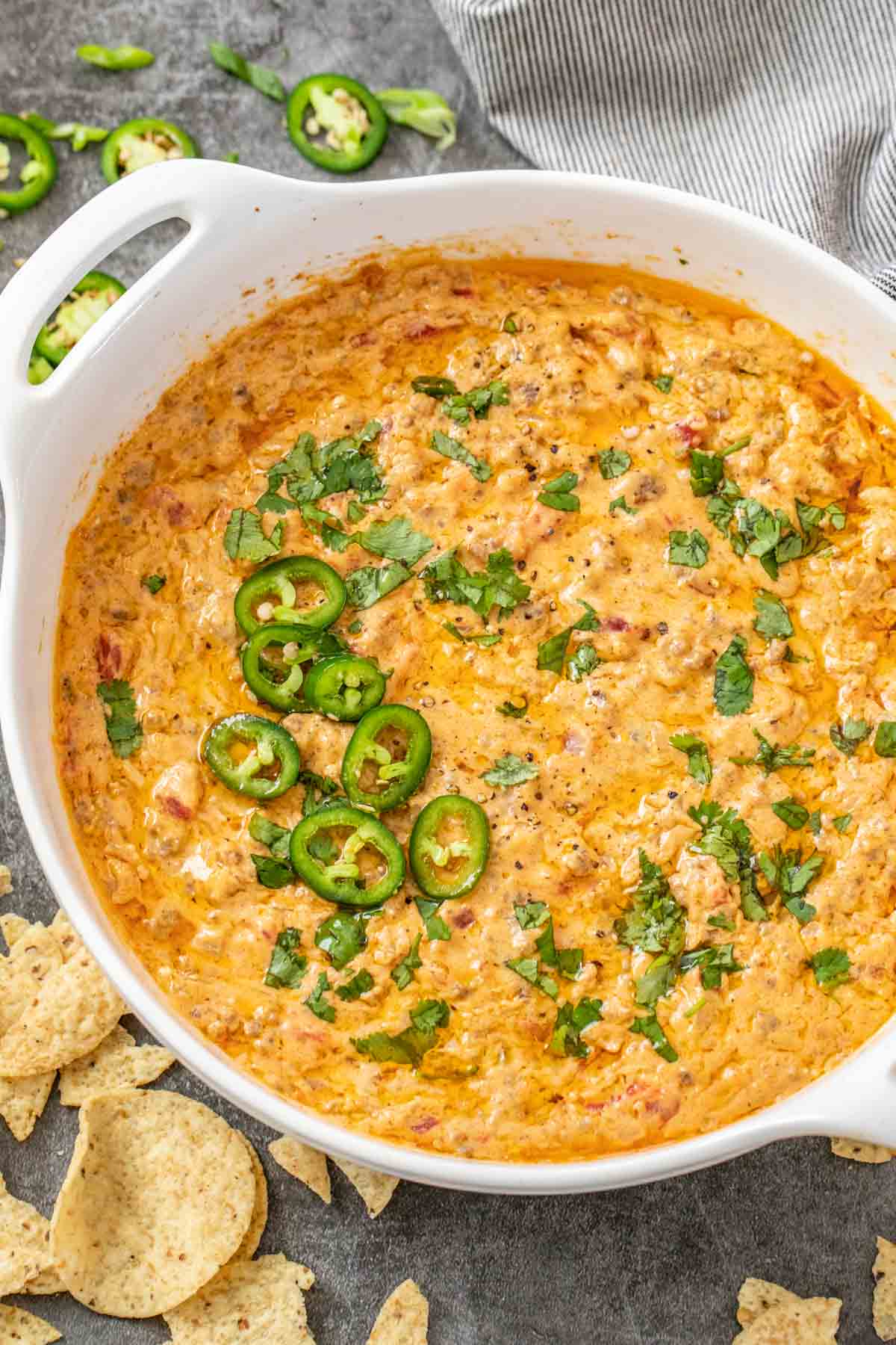 Rotel Dip Recipe (with Ground Beef) Valentina's Corner