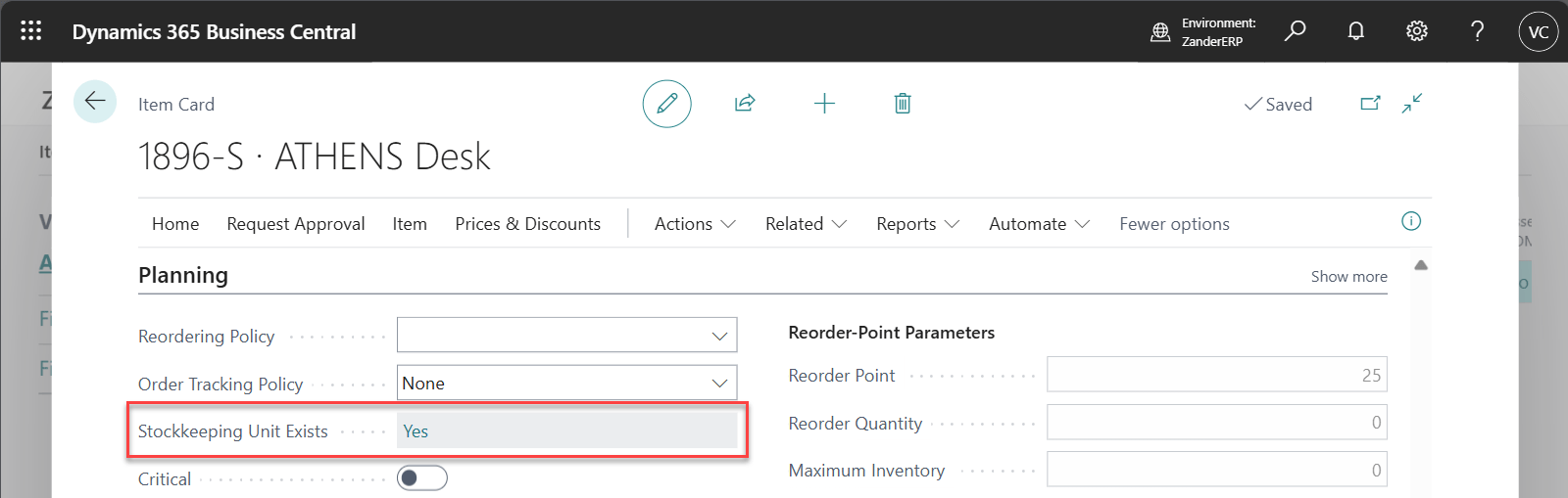 Item vs. Stockkeeping Unit in Dynamics 365 Business Central Dynamics