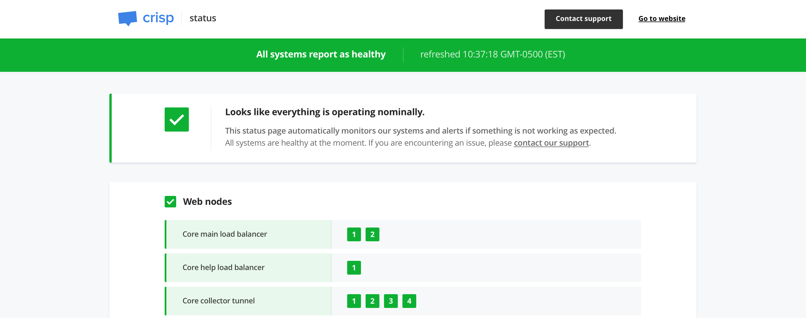 vigil Alternatives - SysAdmin Status Pages | LibHunt