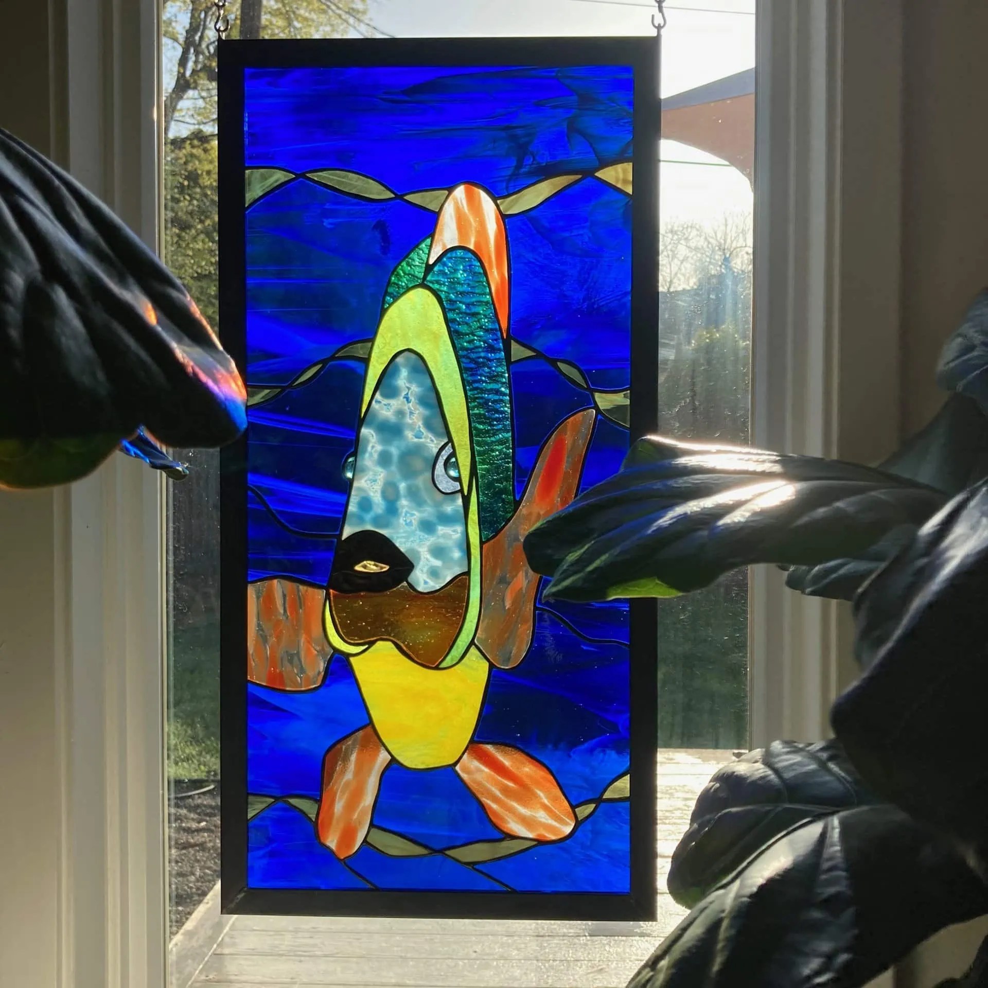 Glass Art Panels & Wall Hangings Art & Collectibles DeepSea Fish