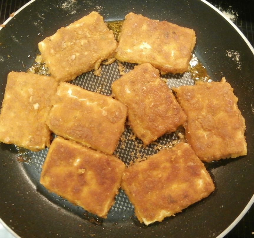 Golden Crispy Tofu glutenfree, vegan, and yummy! • Valerie's Recipes
