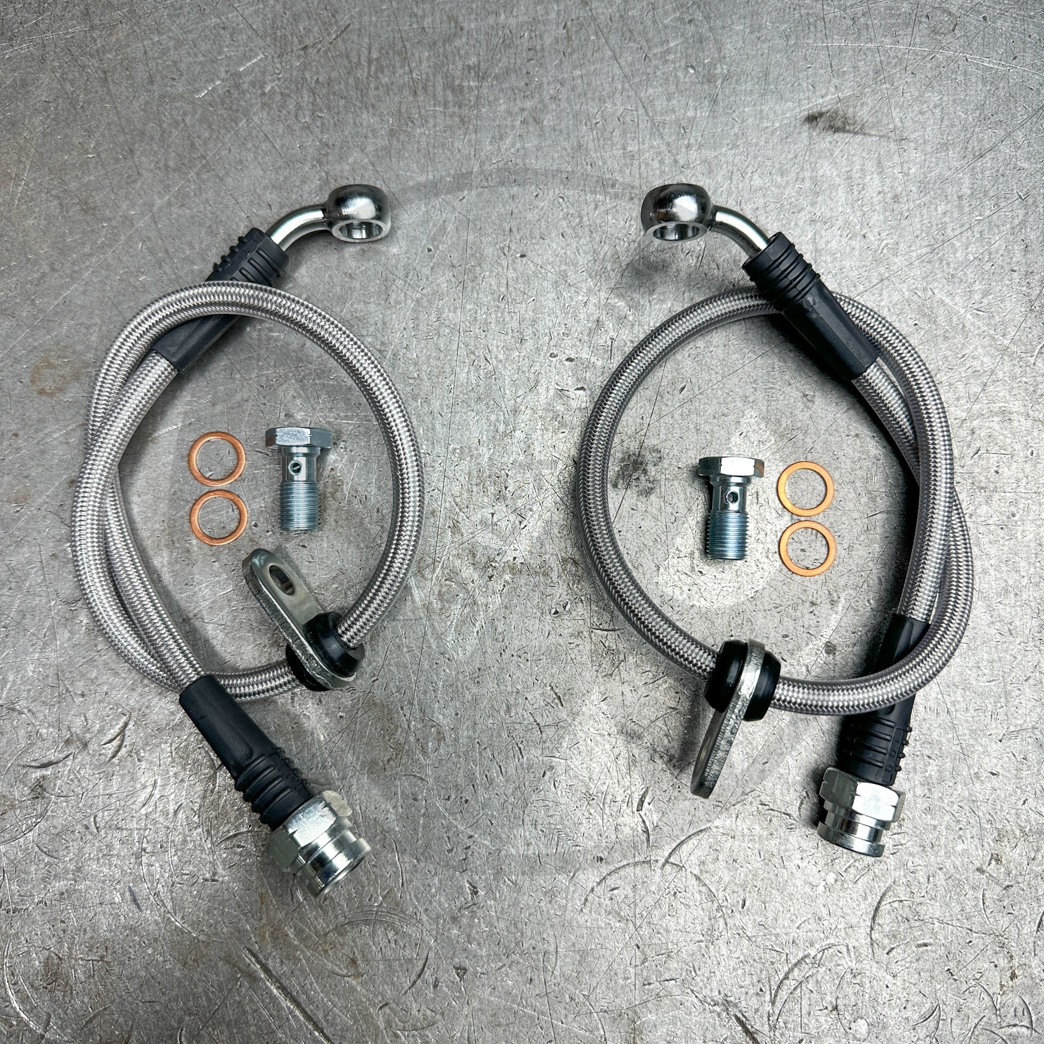 Stainless Steel Rear Brake Line Replacement Kit 12-15 Honda Civic Si 9