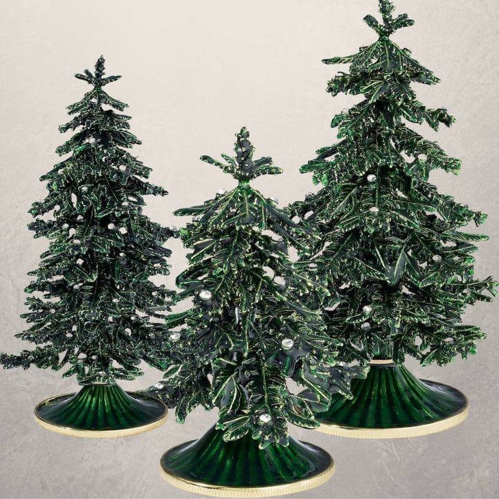 OLIVIA RIEGEL Green Enamel Tree from Vaillancourt