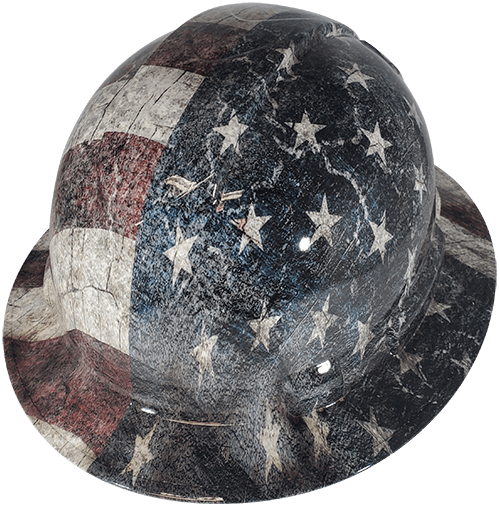 Construction Hard Hats Patriotic