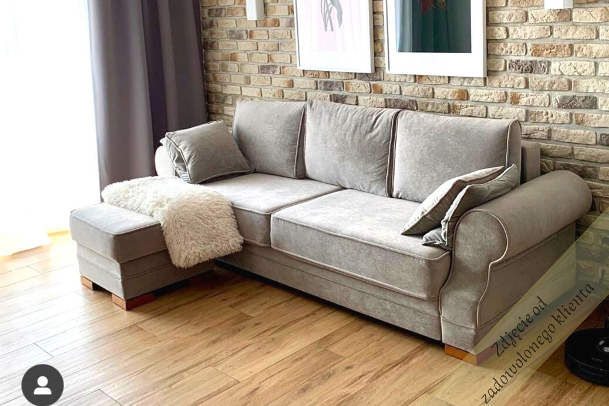 Orlando kolekcja mebli tapicerowanych z funkcją spania Valldi